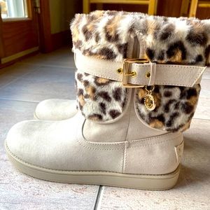 GBG Leopard Boots Never Worn
